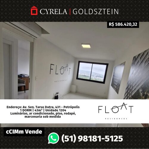 Apartamento com 43 m²!
