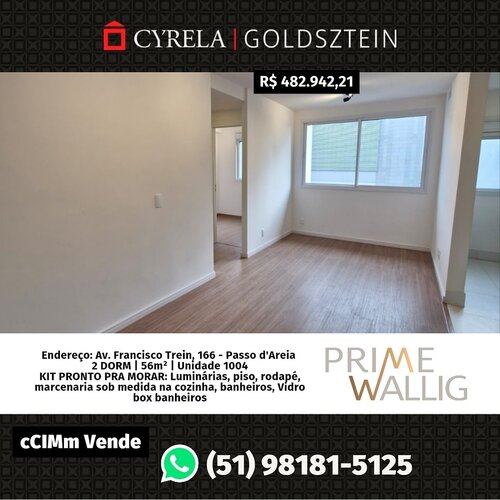 Apartamento Avenida Francisco Trein pronto para morar!