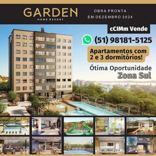 GARDEN HOME RESORT - OBRA PRONTA EM DEZEMBRO 2024!