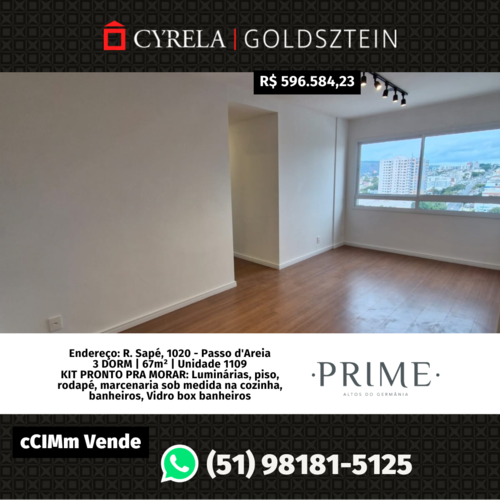 Apartamento 3 dorm Rua Sapé