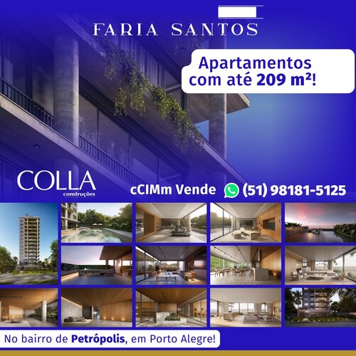 Apartamentos com até 209 m²!