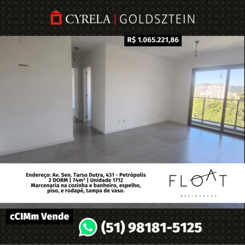 Apartamento 2 dormitórios pronto para morar
