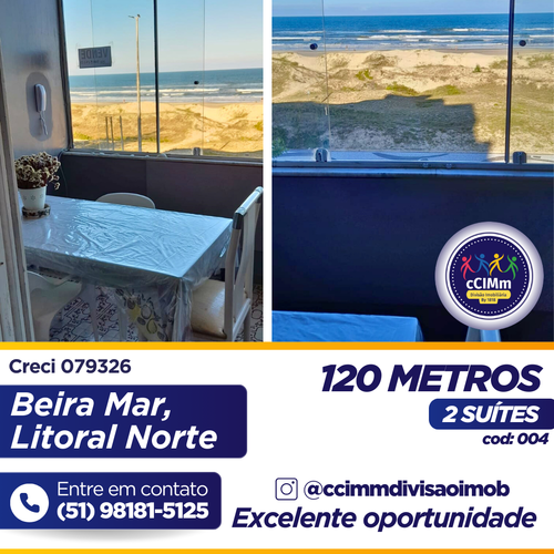 Oportunidade! Beira Mar, Litoral Norte