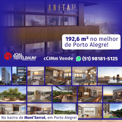 192,6 m² no melhor de Porto Alegre!